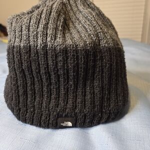 The North Face Black and Gray Beanie